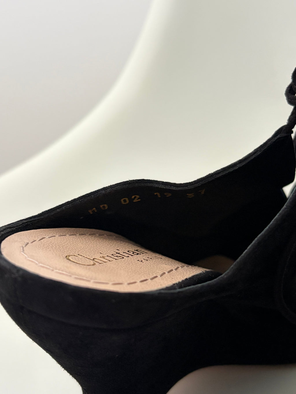 Dior Lace-up Wedges