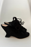 Dior Lace-up Wedges